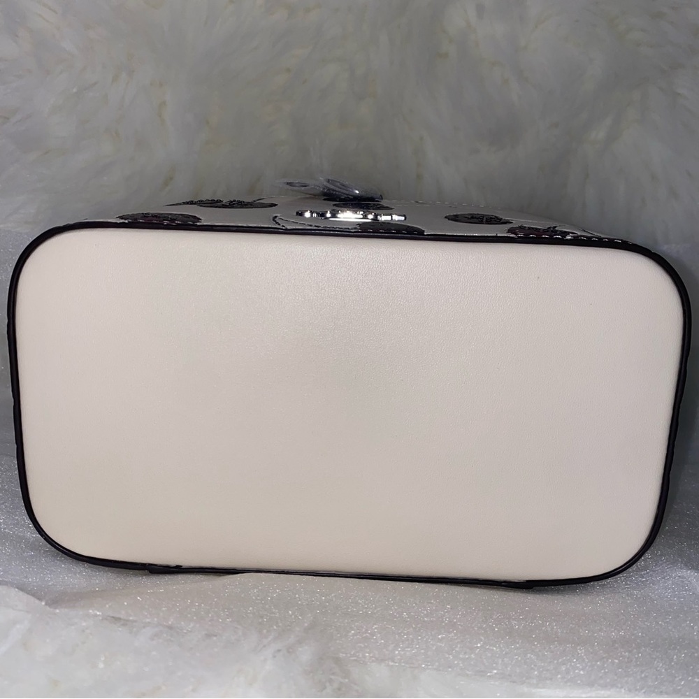 Coach leather Cosmetic Case With Cherry Print New with tags - Picture 5 of 14